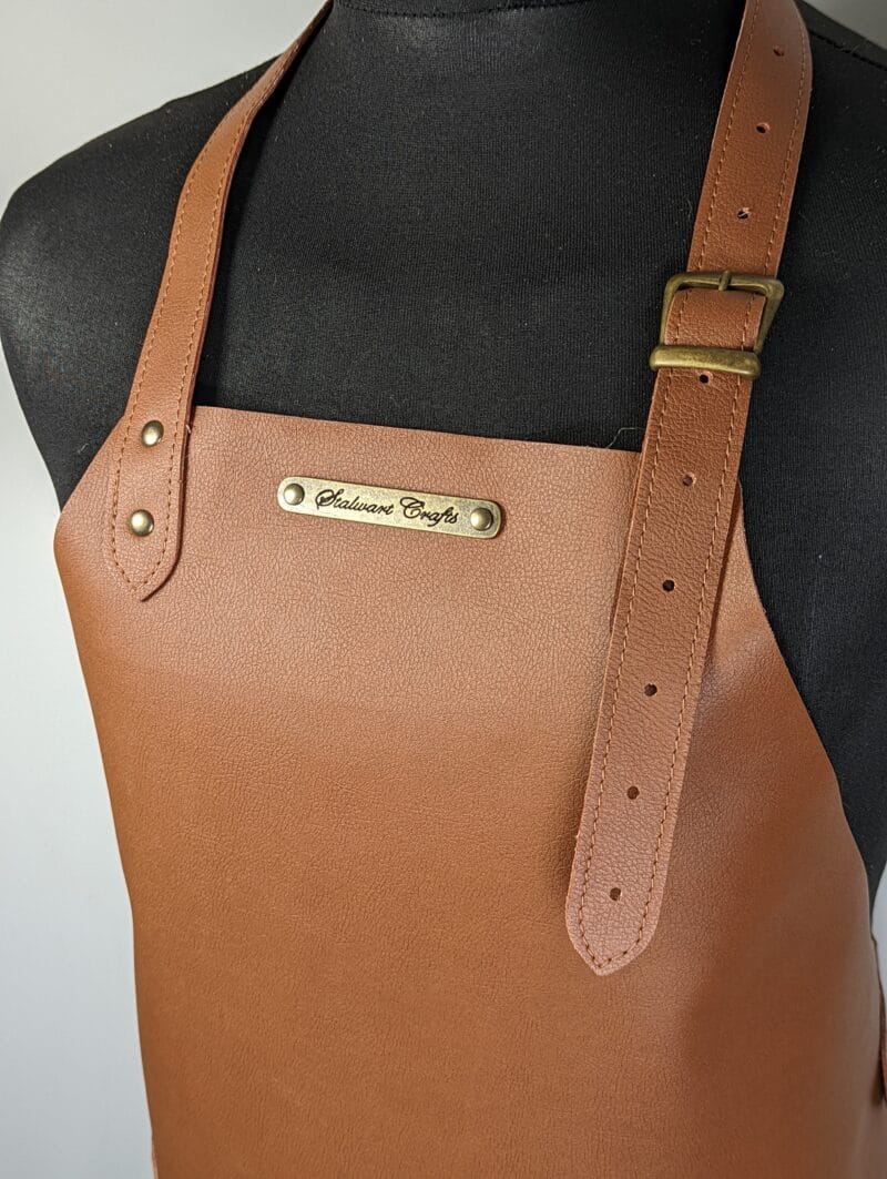 vegan leather aprons