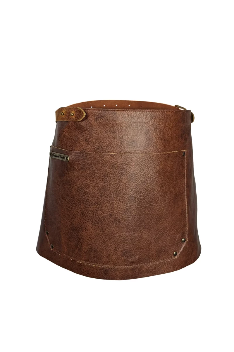 Short Waist Apron - Deluxe Leather