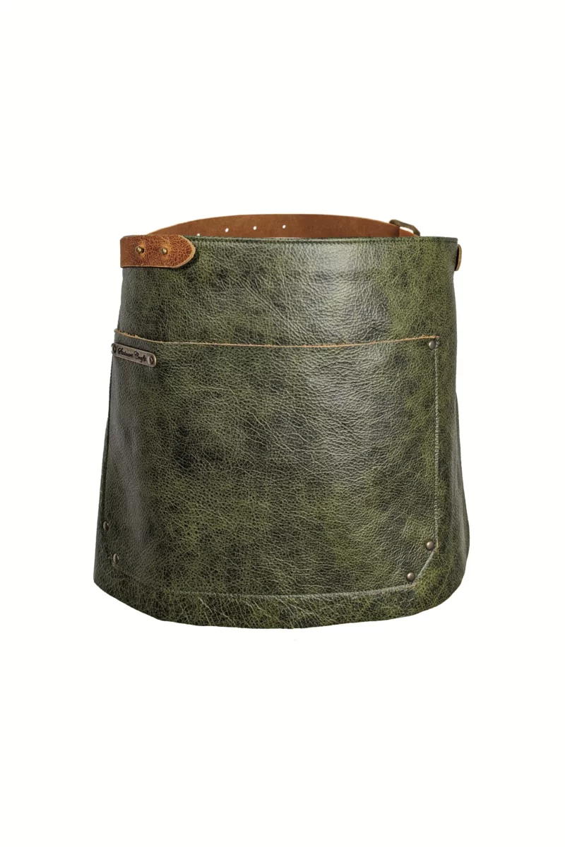 Short Waist Apron - Deluxe Leather