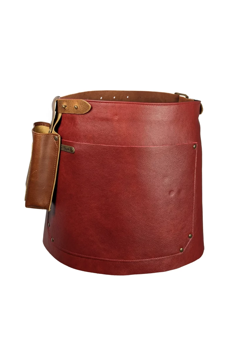 Short Waist Apron - Deluxe Leather