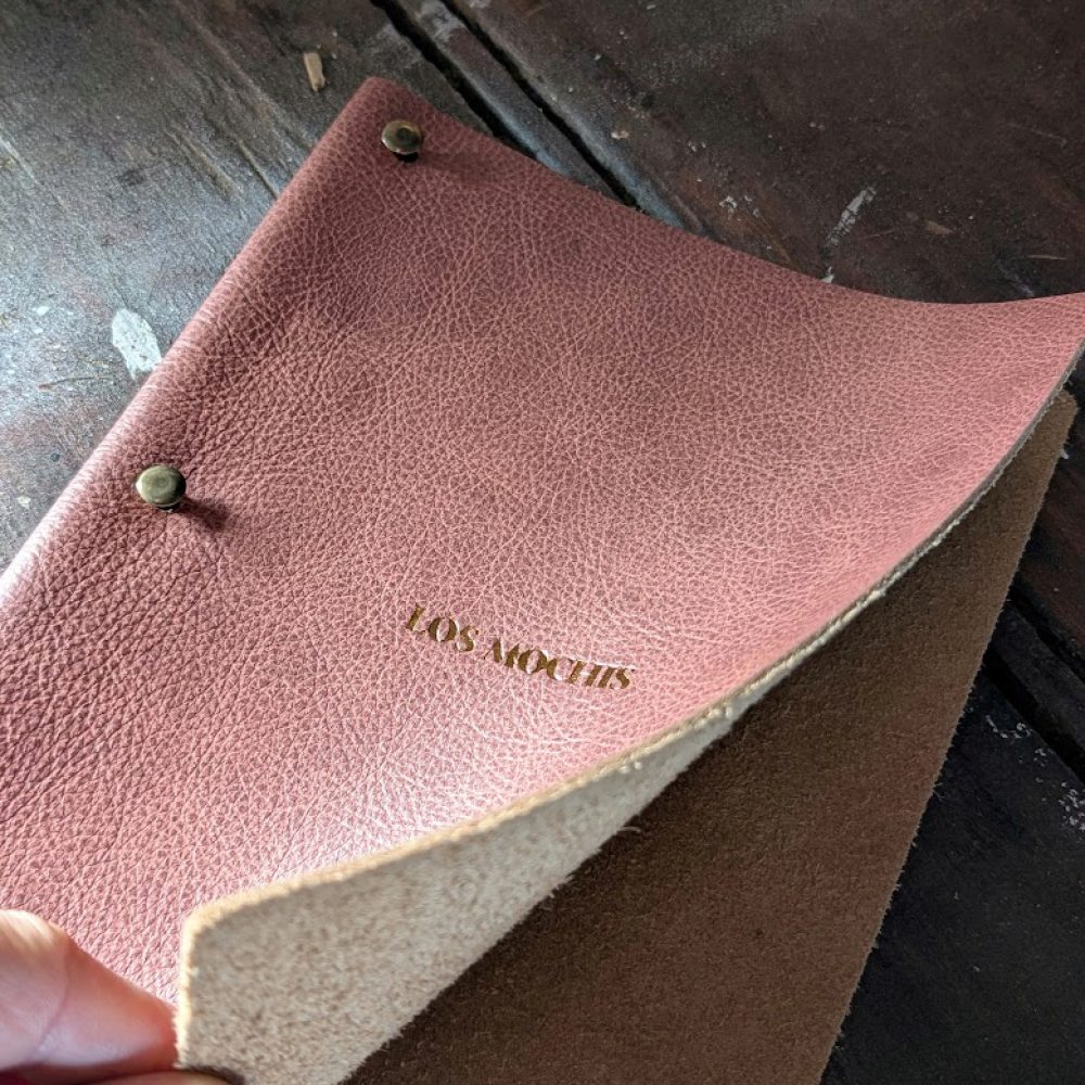 The Journal - Screw-Bound Leather Menu Cover - Flex 6