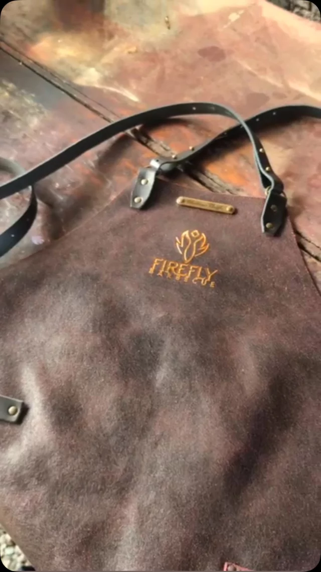 Look at that 😍 @fireflybbq aprons looking 🔥